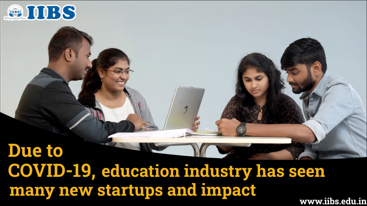 Due to COVID-19, Education Industry has seen many new startups and impact | MBA in HR Bangalore 