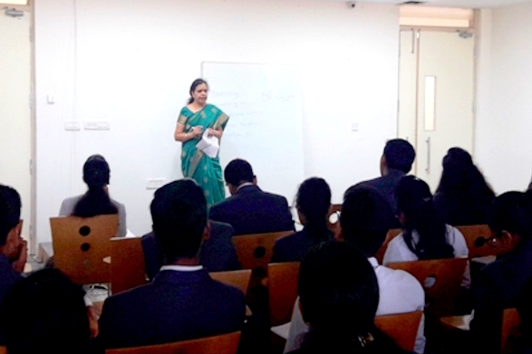 Guest Lecture on “Demonetization and Its Implication on Indian Economy” by Mrs. Malini Nagaraj