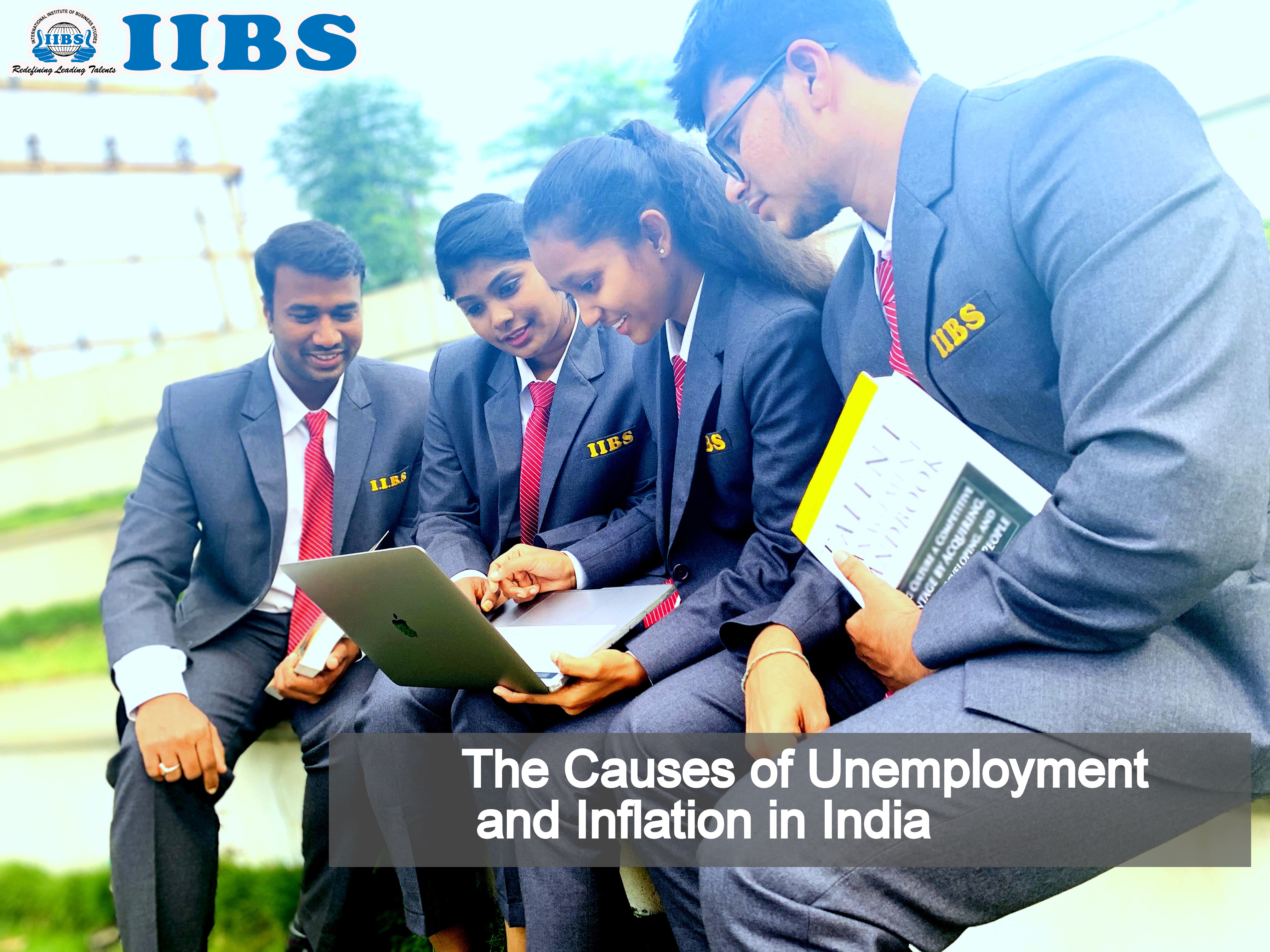 The Causes of Unemployment and Inflation in India | AICTE approved B.school in Bangalore