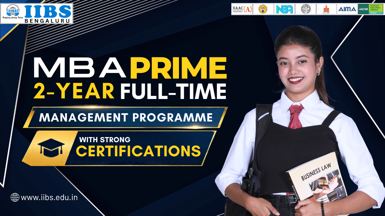 MBA Prime a 2-Year Full-Time Management Programme with Strong Certifications