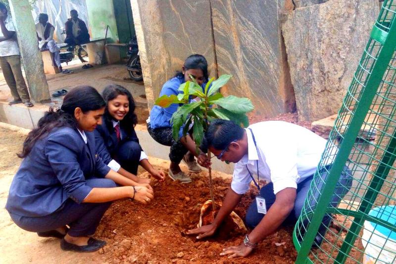 CSR Initiative: Tree Plantation involving MBA Student  - IIBS