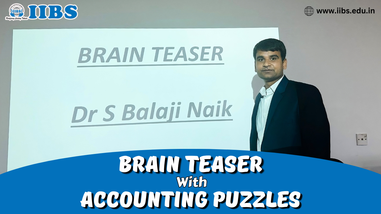Brain Teaser with Accounting Puzzles
