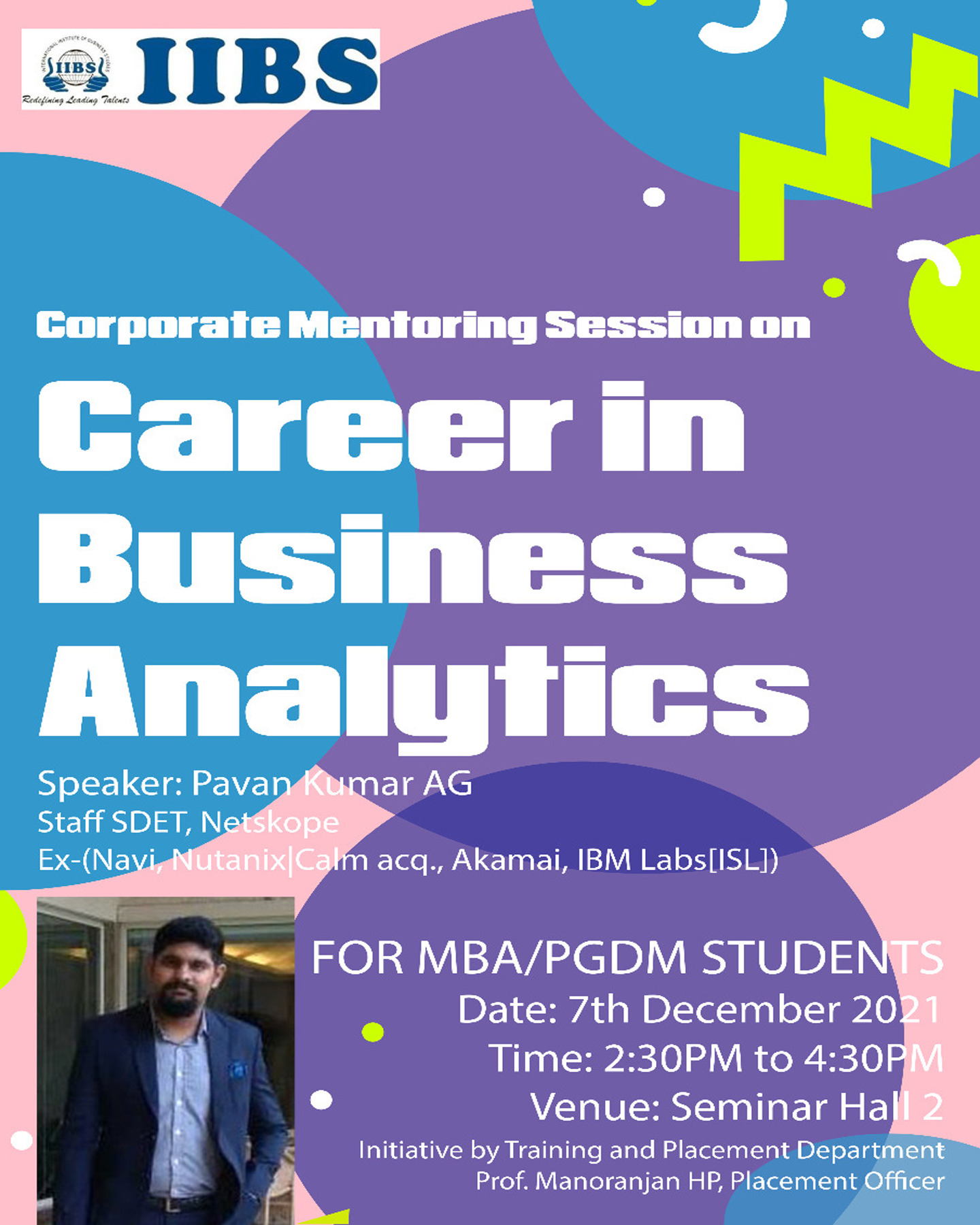 Corporate Mentoring Session on Career in Business Analytics | MBA in business analytics Bangalore