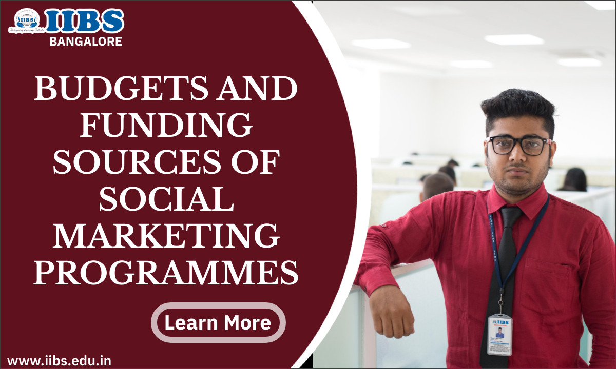 Budgets and Funding Sources Of Social Marketing Programmes  | Best MBA colleges in Bangalore