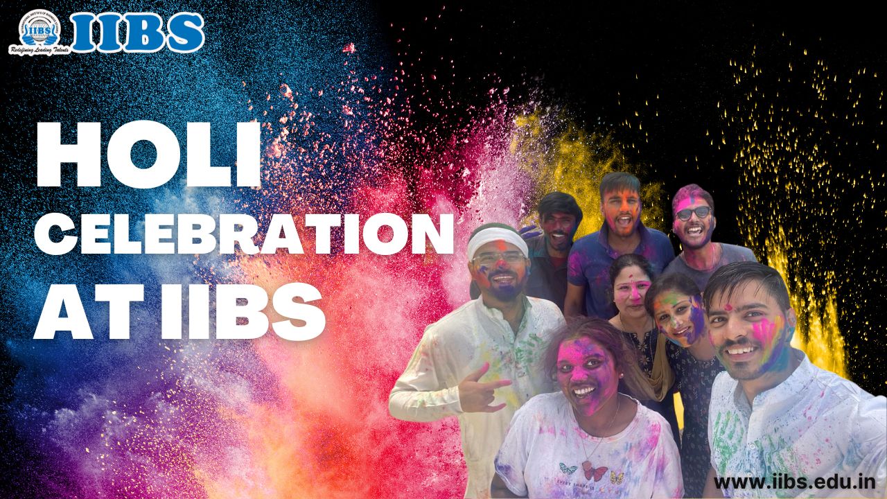 Holi Celebration at IIBS  | MBA in Business Analytics in Bangalore