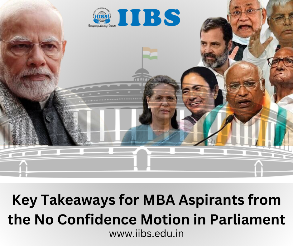  Key Takeaways for MBA Aspirants from the No Confidence Motion in Parliament