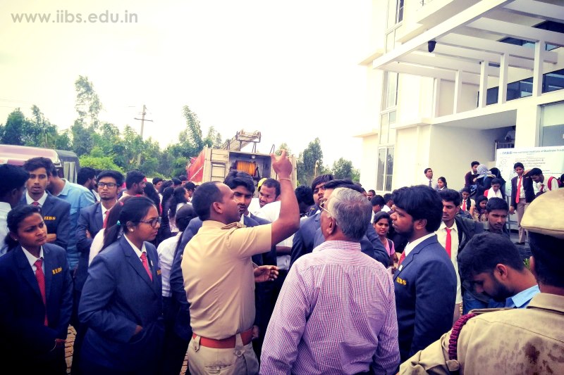 Mock Fire Drill at IIBS by Karnataka State Fire & Emergency Services Department