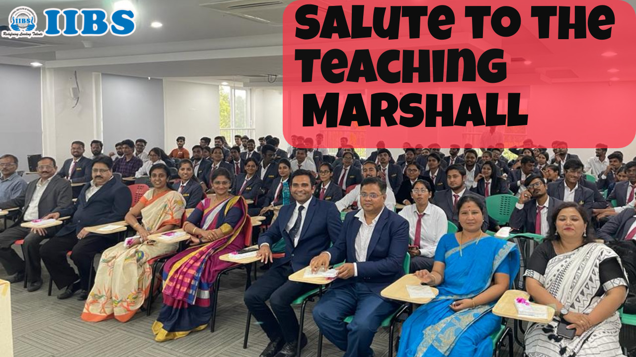 Teacher's Day Salute to the Teaching Marshall | MBA in Project Management in Bangalore