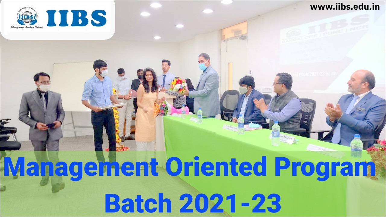Management Oriented Program Batch -2021-23 | Top MBA  college in Bangalore