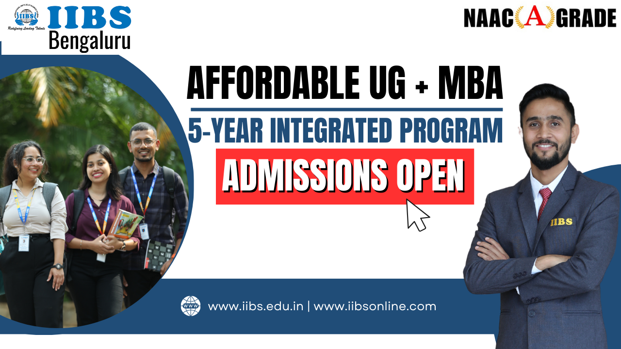 Affordable UG + MBA 5-Year Integrated Program Admissions Open 