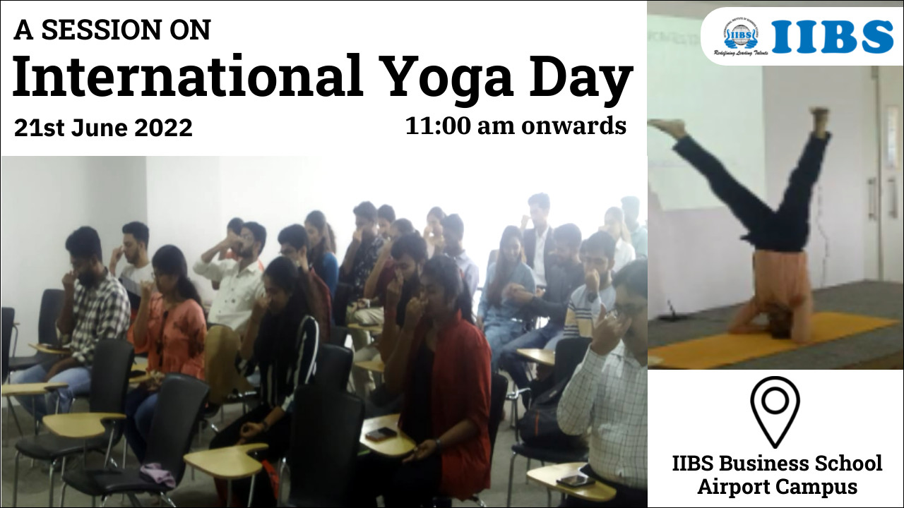 International Yoga Day | IIBS Business School