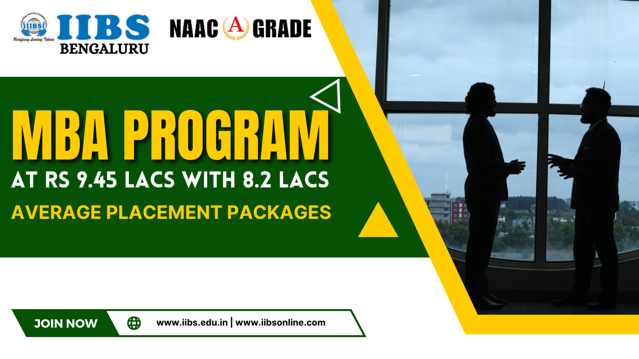 MBA Program at Rs 9.45 Lacs with 8.2 Lacs Average Placement Packages