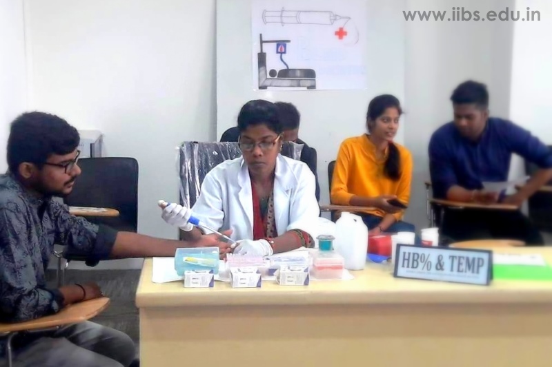 Blood Donation Camp Held by IIBS Rotaract Club, Bangalore