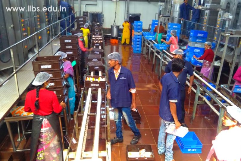 Industrial visit to Mother Dairy by IIBS Rotaract Club, Bangalore