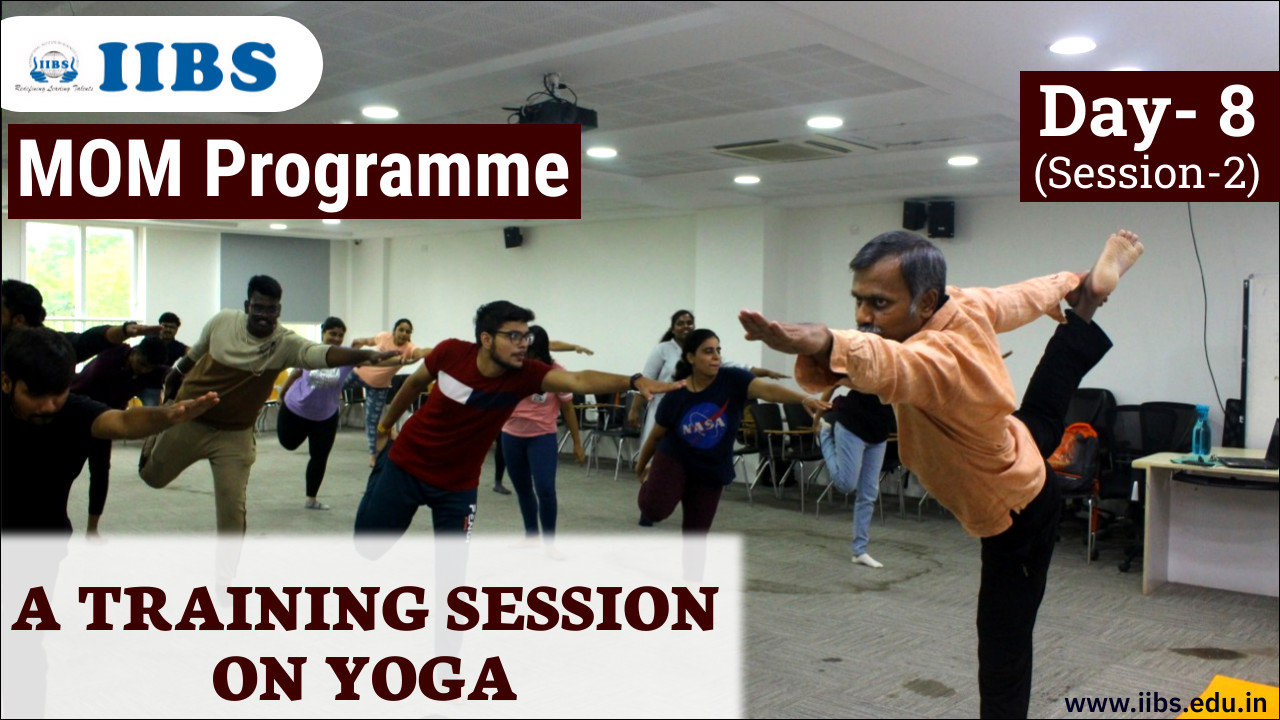 A Training Session On Yoga | Day-8 | Session- 2 | Best MBA courses in Bangalore