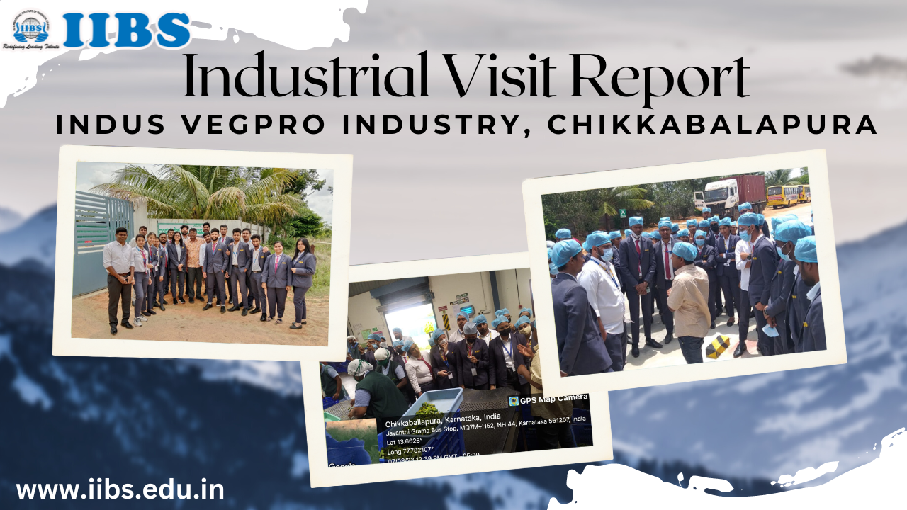 Industrial Visit Report:  Indus Vegpro Industry, Chikkabalapura
