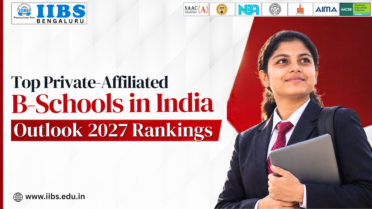 Top Private-Affiliated B-Schools in India in Outlook 2027 Rankings