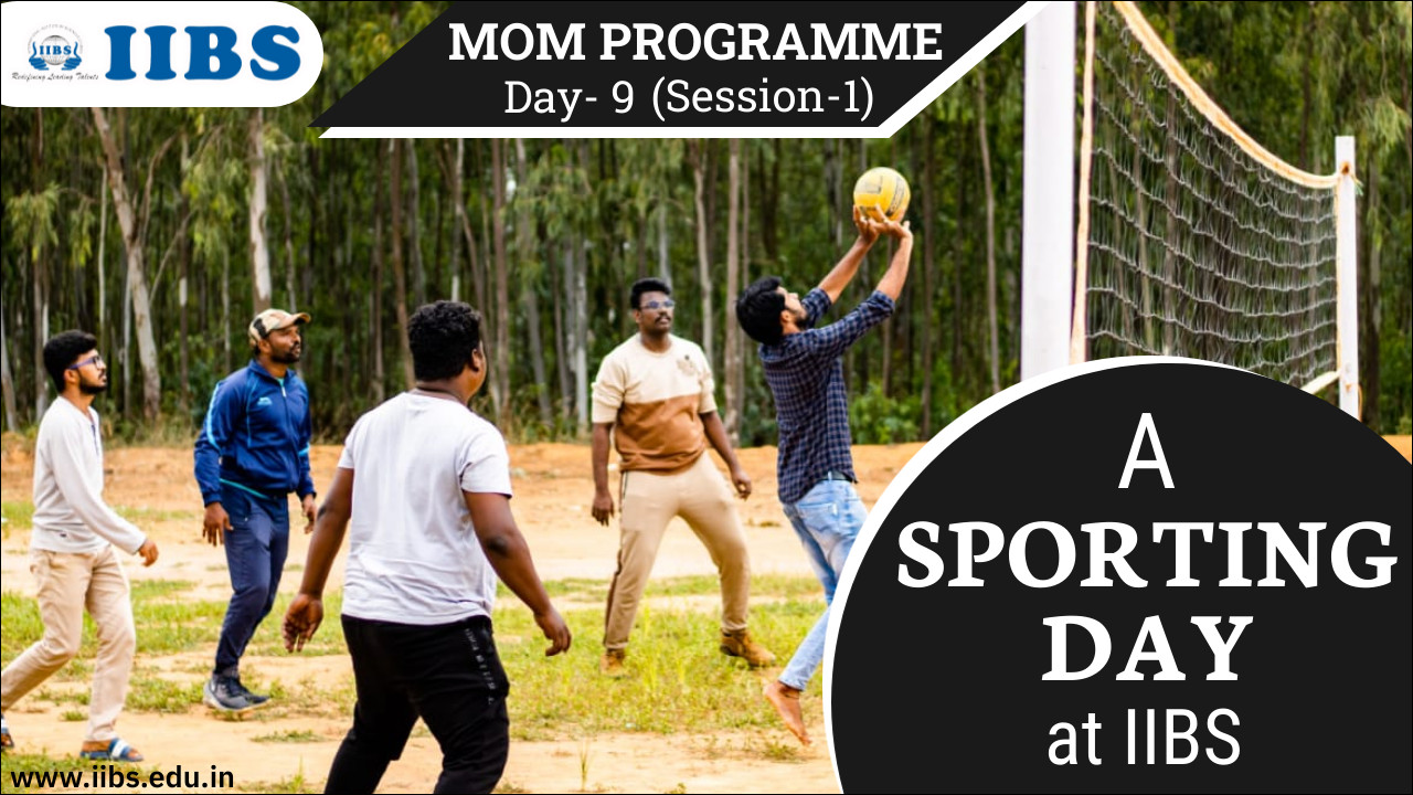 A Sporting Day at IIBS | Day-9 | Session- 1 | MBA in Digital Marketing in Bangalore