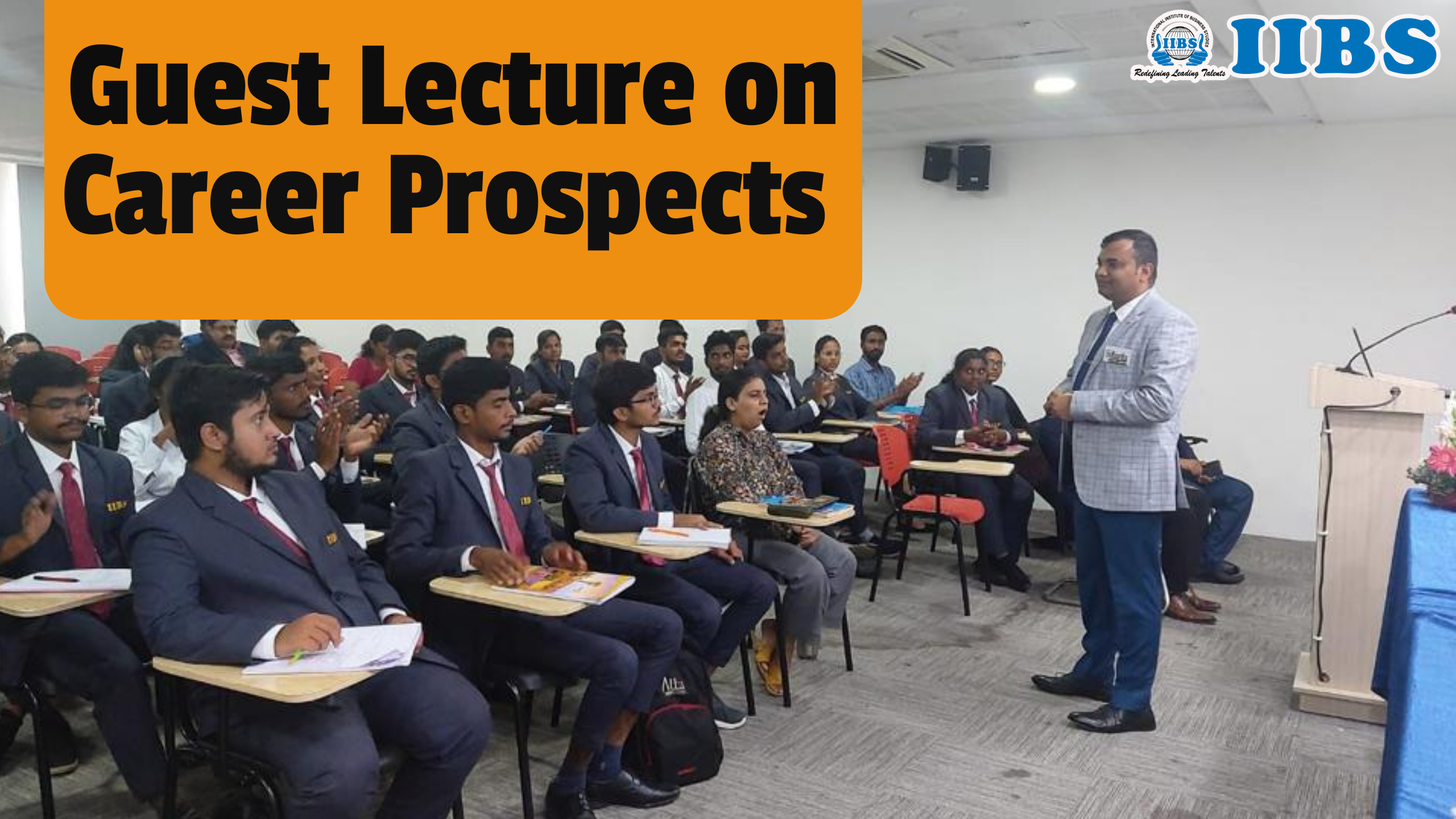 Guest Lecture on Career Prospects | Bangalore MBA top Colleges