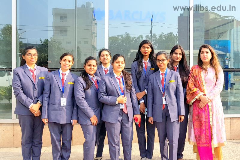 Industrial visit to Barclays Bank by MBA Student of IIBS Bangalore