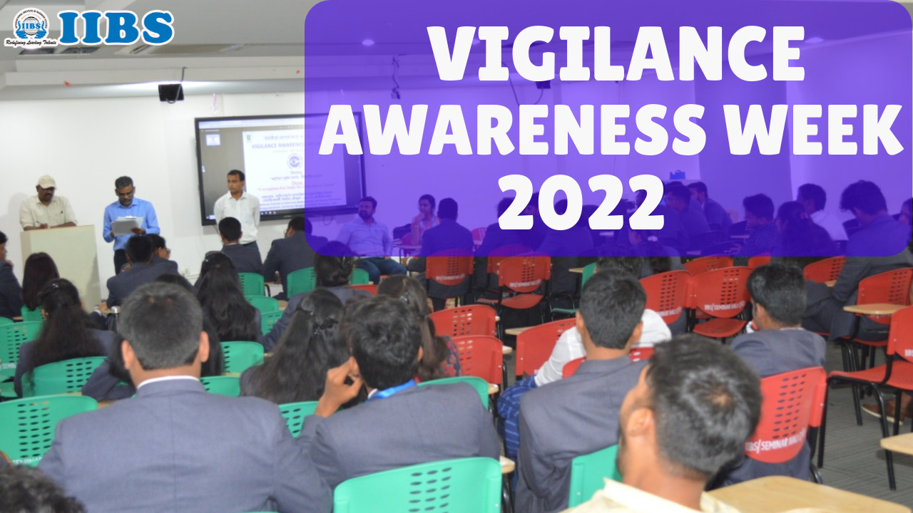 VIGILANCE AWARENESS WEEK - 2022 | Top 10 MBA Colleges in Bangalore