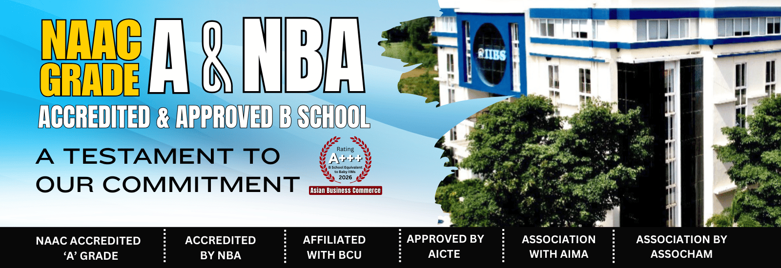 IIBS Bangalore a Top MBA Colleges in Bangalore - NAAC A Grade and NBA Accredited Business School