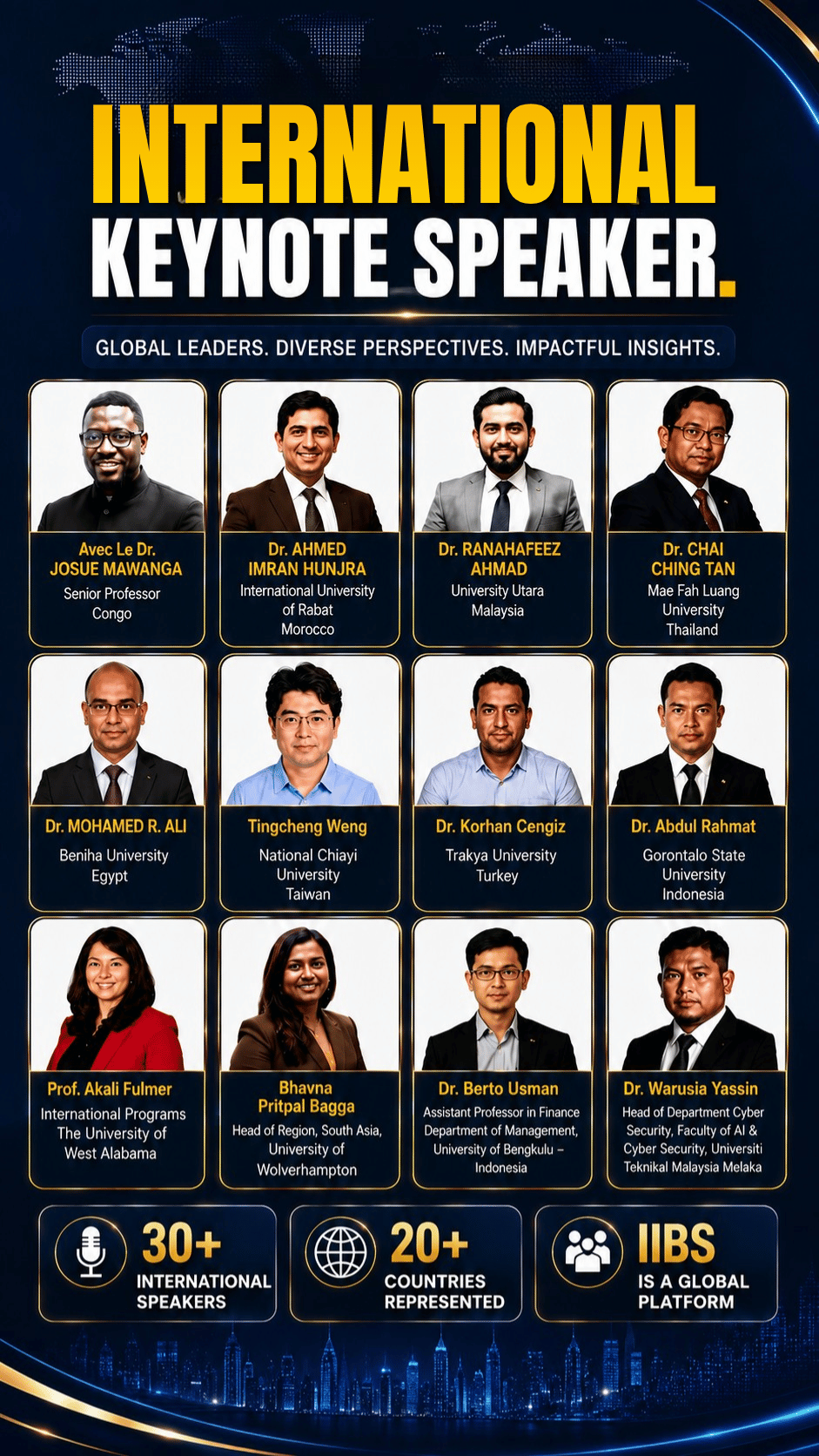 International Speakers